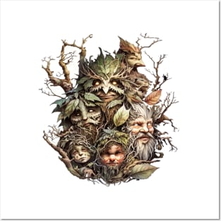 Dryads, Nature Spirits, and Green Man Posters and Art